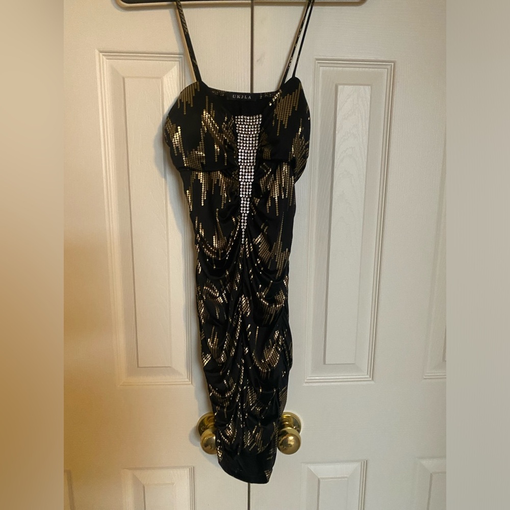 Black and Gold dress